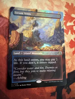 Steam Vents (Borderless) Lorwyn Eclipsed Foil - Image 1