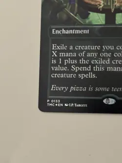 Food Chain TMNT MTG TCG Borderless Foil Promo - Image 3