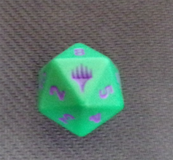 DONATELLO TEENAGE MUTNT NINJA TURLES D20 DIE SPINEDOWN PRERELEASE TMNT PURPLE - Image 2