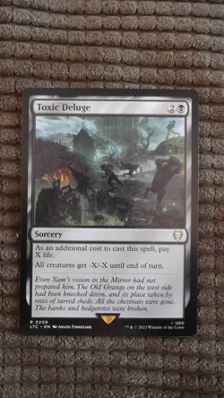 Magic: the Gathering / MtG Toxic Deluge x1 Lord of the Rings Commander - Image 1