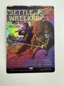 Settle the Wreckage #2372 FOIL TMNT Secret Lair Drop SLD MTG NM - Image 1