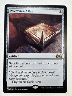 Phyrexian Altar Ultimate Masters Rare Artifact 232/254 Regular English LP - Image 1