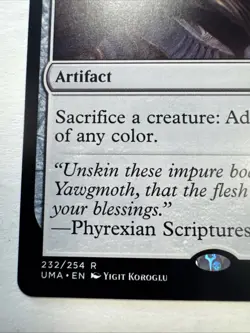 Phyrexian Altar Ultimate Masters Rare Artifact 232/254 Regular English LP - Image 4