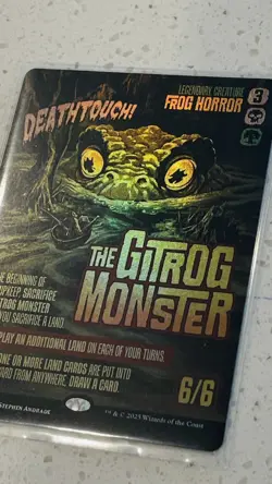 WotC Innistrad Remastered The Gitrog Monster (Showcase) (MR) (Foil) NM - Image 1