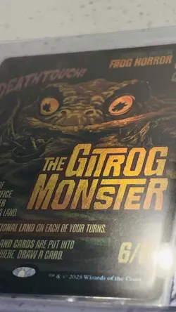 WotC Innistrad Remastered The Gitrog Monster (Showcase) (MR) (Foil) NM - Image 4