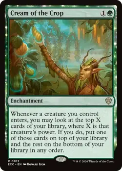 1 x Cream of the Crop - Commander: Lorwyn Eclipsed - NM-Mint - MTG - Image 1