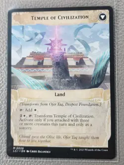 Mtg Lost Caverns Of Ixalan Ojer Taq, Deepest Foundation NM - Image 2