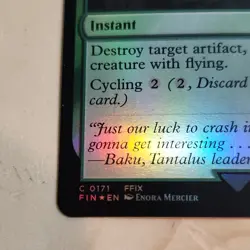 Magic: The Gathering Airship Crash 0171 Final Fantasy Instant Cycling Foil - Image 5