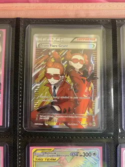 Pokemon Team Flare Grunt Trainer Supporter Promo Holo Alt Art 073A/083 English - Image 5