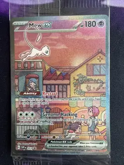 Mew ex SVP 053 Pokemon TCG Scarlet Violet 151 Black Star Promo Full Art SEALED - Image 1