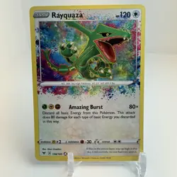 Rayquaza 138/185 (NM) - SWSH04: Vivid Voltage - Amazing Rare - Pokemon TCG - Image 1