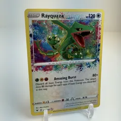 Rayquaza 138/185 (NM) - SWSH04: Vivid Voltage - Amazing Rare - Pokemon TCG - Image 2