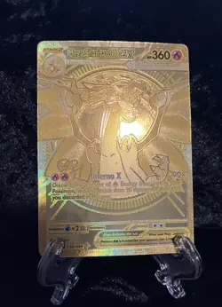 Mega Charizard X Ex 130/094 Gold Secret Rare Phantasmal Flames Pokemon TCG NM! - Image 3