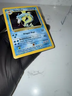 Pokemon Gyarados Base Set Holo Rare 6/102 100 HP English 1999 Trading Card - Image 2