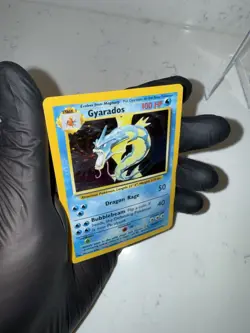 Pokemon Gyarados Base Set Holo Rare 6/102 100 HP English 1999 Trading Card - Image 3