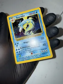 Pokemon Gyarados Base Set Holo Rare 6/102 100 HP English 1999 Trading Card - Image 4