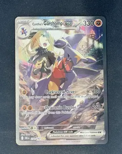 Cynthia's Garchomp ex SIR 232/182 Sv10: Destined Rivals Holo Pokemon - Image 1