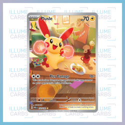 Plusle | 193/182 | Illustration Rare | Scarlet & Violet - Paradox Rift | Pokemon - Image 1