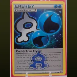 POKEMON DOUBLE AQUA ENERGY 33/34 UNCOMMON (NON HOLO) DOUBLE CRISIS NM - Image 1