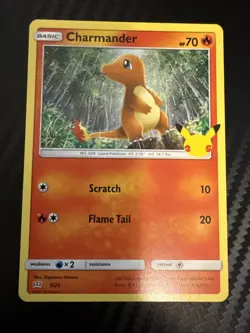 Pokemon TCG McDonald'S 25th Anniversary Celebrations - 09/25 Charmander - Image 1