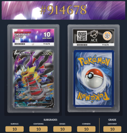 Pokemon TCG Giratina v Lost Origin 2022 Full Art Holo Rare Card 185/196 Ace 10 - Image 1