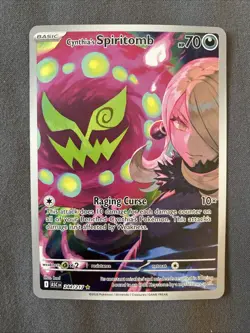 Pokemon Cynthia's Spiritomb 244/217 Me: Ascended Heroes Holo Illustration Rare - Image 1