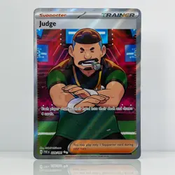 Judge 228/091 Ultra Rare Paldean Fates NM/M - Pokemon TCG - Image 1
