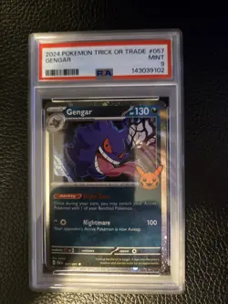 2024 Pokemon Trick Or Trade Gengar Psa 9 - Image 1