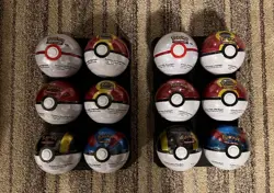 Pokemon TCG Pokeball Tin Lot of 12 - 3 Booster Packs per tin Factory Sealed - Image 1