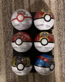 Pokemon TCG Pokeball Tin Lot of 12 - 3 Booster Packs per tin Factory Sealed - Image 2