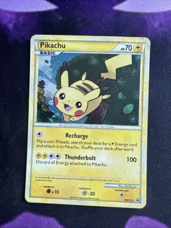 Pikachu HGSS03 Black Star Promo 2010 Holo Rare Pokemon Card TCG - Image 1