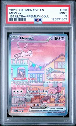 2023 Pokemon SVP EN 151 Ultra Premium Collection #053 Mew ex PSA 9 - Image 1
