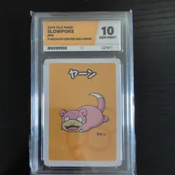 ACE 10 Slowpoke Old Maid Pokemon Center Exclusive Japanese - Image 1