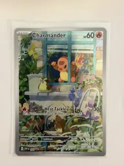 Pokemon Charmander 044 SVP Scarlet & Violet Promo Holo 60 HP - Image 1