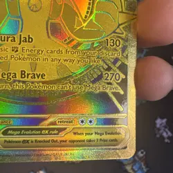 Pokemon TCG Mega Lucario EX Mega Evolution 188/132 Gold - Image 5
