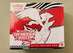 Pokemon Scarlet & Violet- White Flare ETB Sealed Box - Image 1