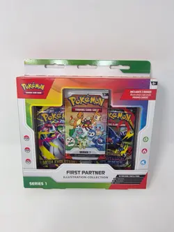 Pokemon TCG First Partner Illustration Collection S1 Celebrations Box NEW SEALED - Image 1