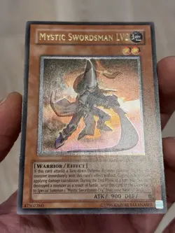 Yugioh Misprint Silent Swordsman LV2 Imprint Shift Error Ultimate Rare LP - Image 3