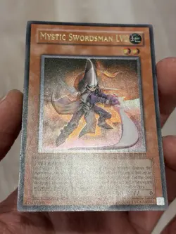 Yugioh Misprint Silent Swordsman LV2 Imprint Shift Error Ultimate Rare LP - Image 4