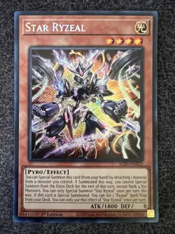 Yugioh Star Ryzeal ALIN-EN022 Secret Rare 1st Edition NM - Image 1