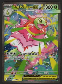 Mega Meganium EX 272/217 SIR Illustration Rare Pokemon Ascended Heroes Near Mint - Image 1