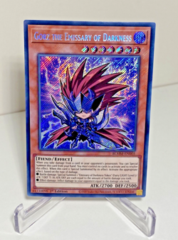 Yugioh / Gorz the Emissary of Darkness / BLMM-EN005 / Secret Rare / 1st Edition - Image 1