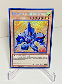 Yugioh / Elemental Hero Neos / BLMM-EN003 / Secret Rare / 1st Edition - Image 1