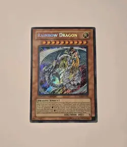 Yugioh Rainbow Dragon CT04-EN005 Secret Rare LP - Image 1