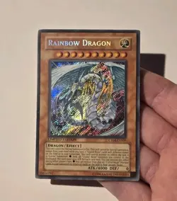 Yugioh Rainbow Dragon CT04-EN005 Secret Rare LP - Image 3