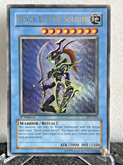 Yu-Gi-Oh Black Luster Soldier SYE-024 1st Edition LP Ritual Monster - Image 1