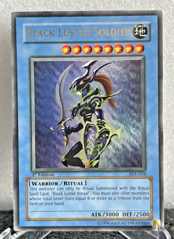 Yu-Gi-Oh Black Luster Soldier SYE-024 1st Edition LP Ritual Monster - Image 3