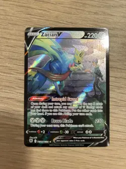 Pokemon TCG Astral Radiance Zacian v Trainer Gallery Full Art TG21/TG30 NM - Image 1