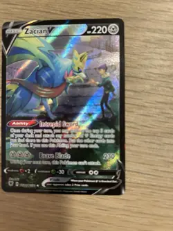 Pokemon TCG Astral Radiance Zacian v Trainer Gallery Full Art TG21/TG30 NM - Image 2