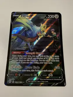 Pokemon TCG Zacian V TG21/TG30 Astral Radiance Trainer Gallery Near Mint - Image 1